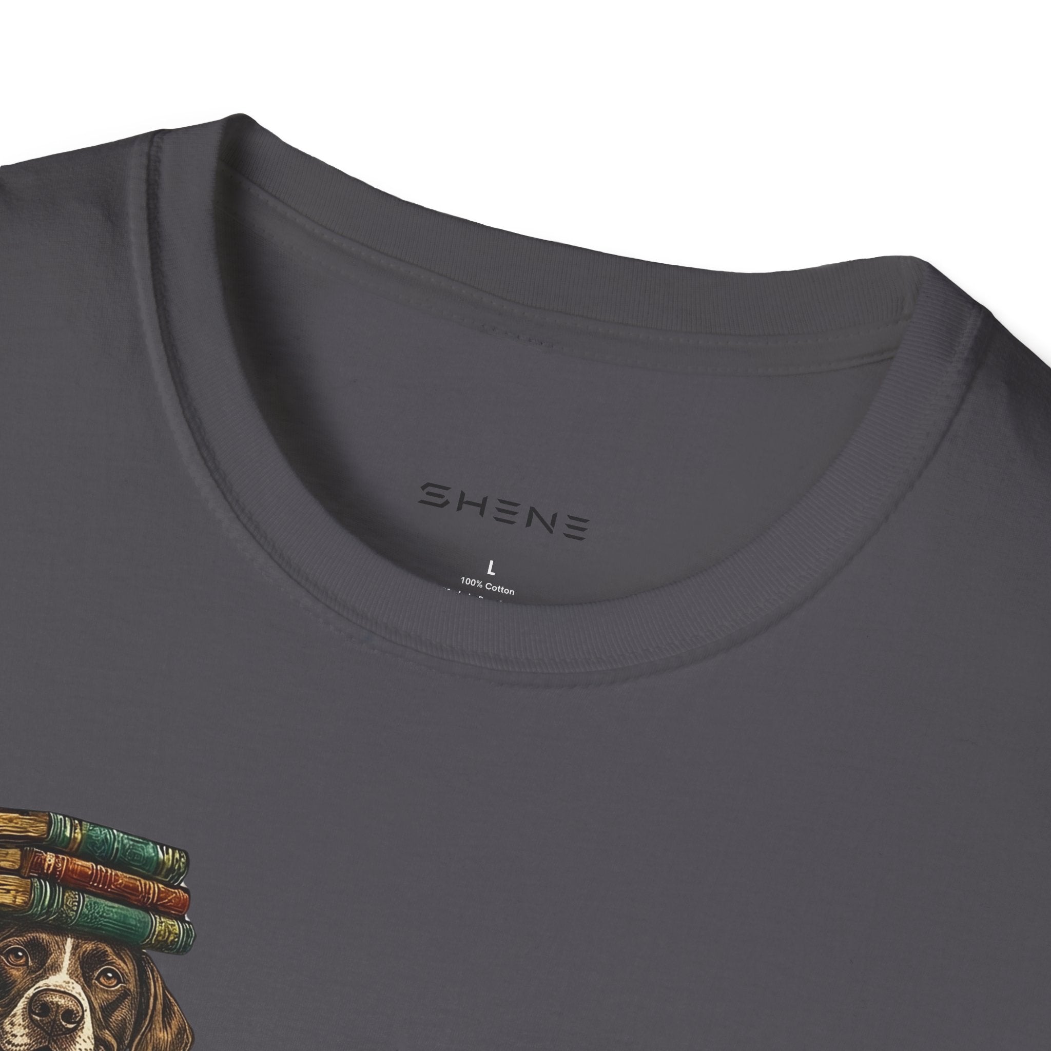 Copy of Copy of Copy of Copy of Unisex Softstyle r Pointer Library Four Dog T-Shirt