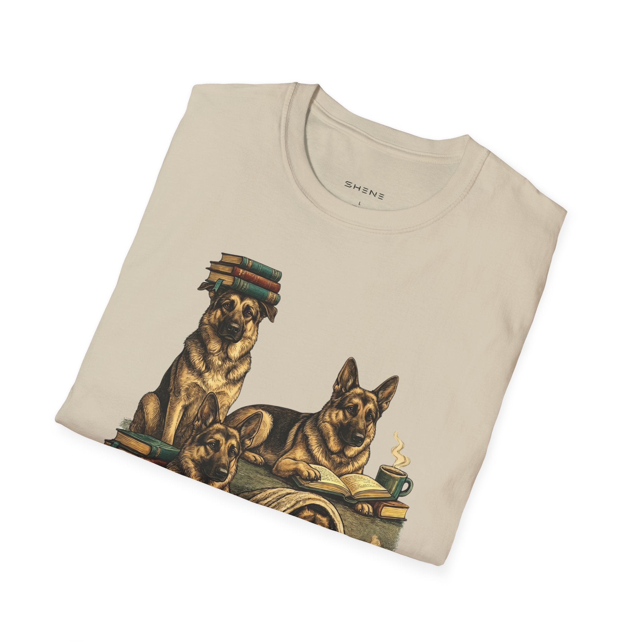 Copy of Unisex Softstyle German Shepherd Library T-Shirt