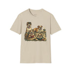 Copy of Copy of Copy of Unisex Softstyle Frenchi Library Four Dog T-Shirt