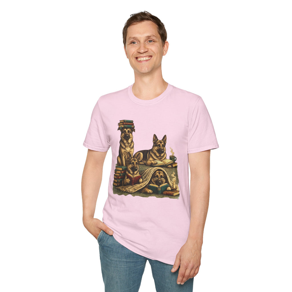 Copy of Unisex Softstyle German Shepherd Library T-Shirt