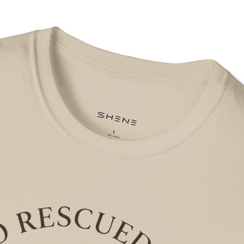 Copy of Copy of Unisex Softstyle Who Rescued Who T-Shirt