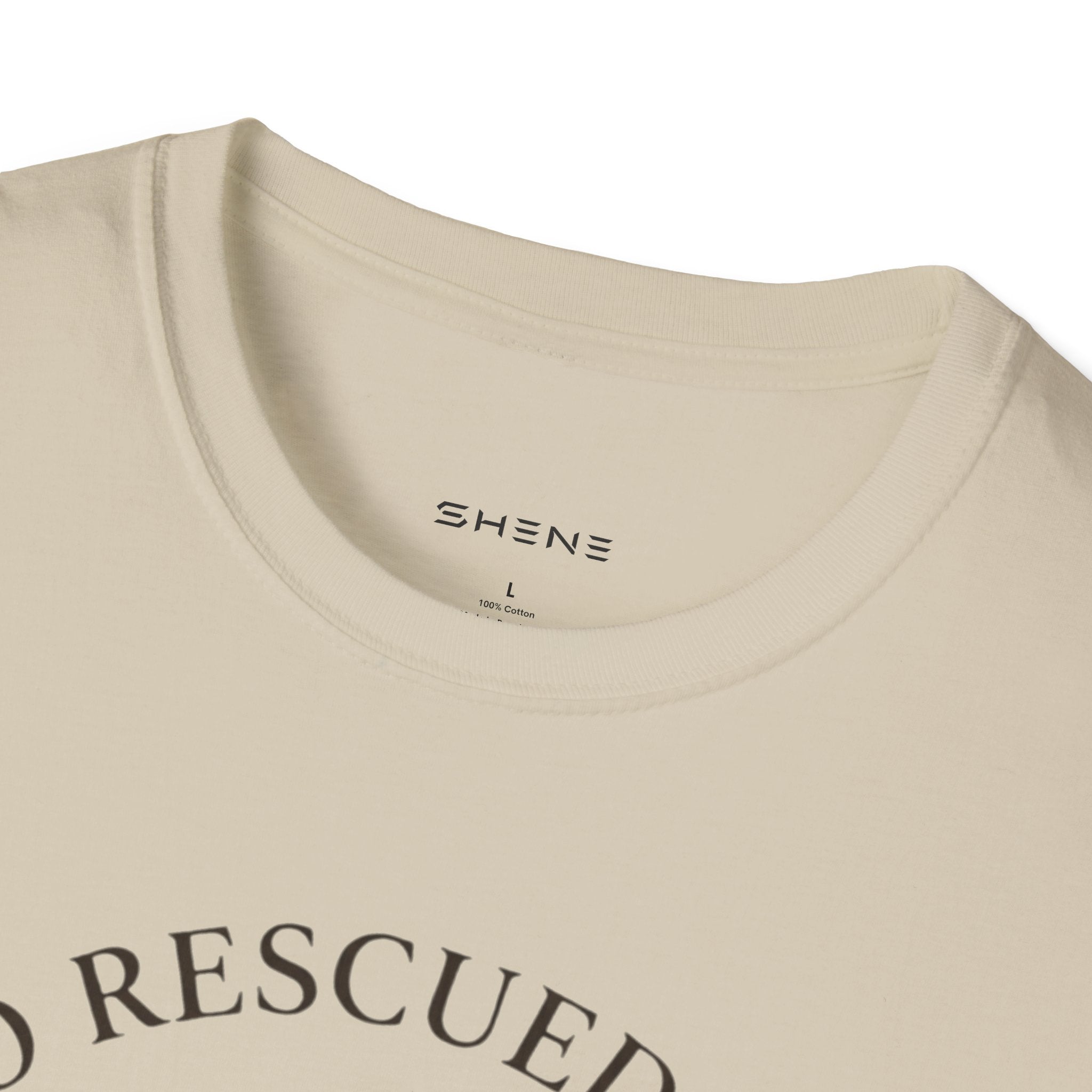 Copy of Copy of Unisex Softstyle Who Rescued Who T-Shirt