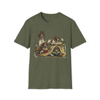 Copy of Copy of Copy of Copy of Unisex Softstyle r Pointer Library Four Dog T-Shirt