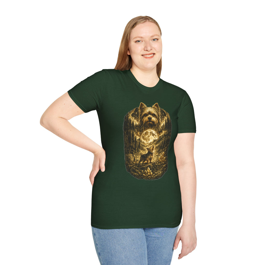 Copy of Unisex Softstyle shit su with moon T-Shirt