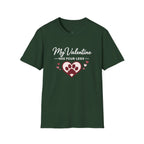 Copy of Unisex Softstyle My valentine has four leg T-Shirt