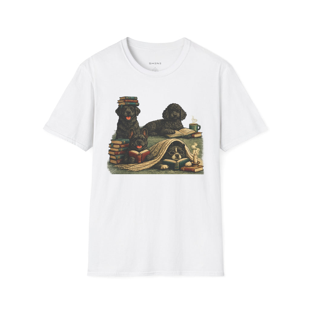 Copy of Unisex Softstyle Black Dog Library T-Shirt