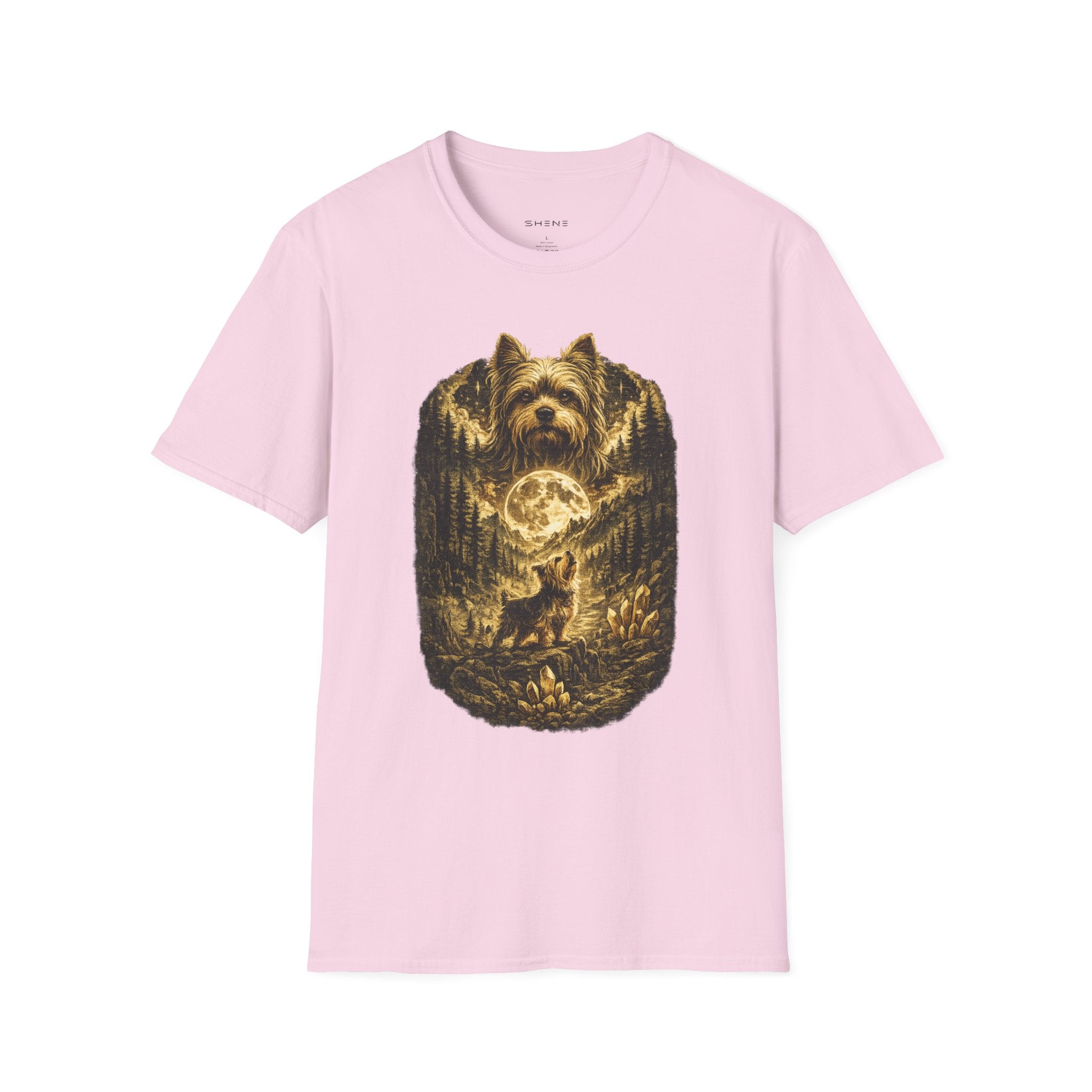 Copy of Unisex Softstyle shit su with moon T-Shirt