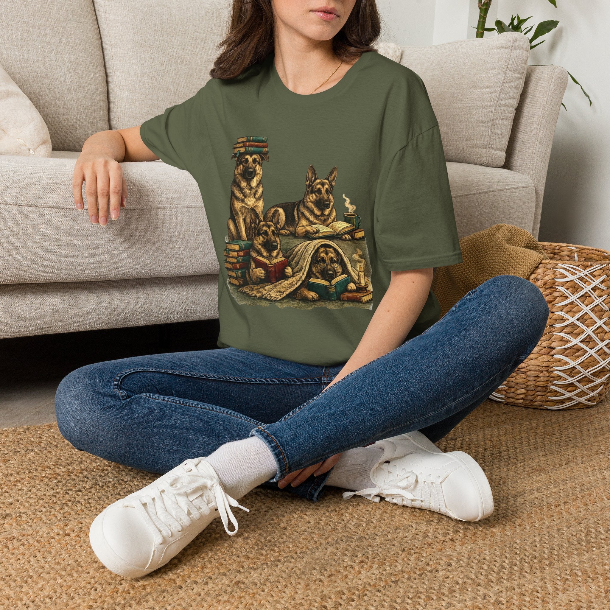 Copy of Unisex Softstyle German Shepherd Library T-Shirt