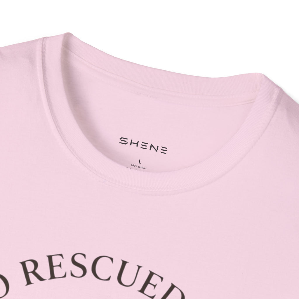 Copy of Copy of Unisex Softstyle Who Rescued Who T-Shirt