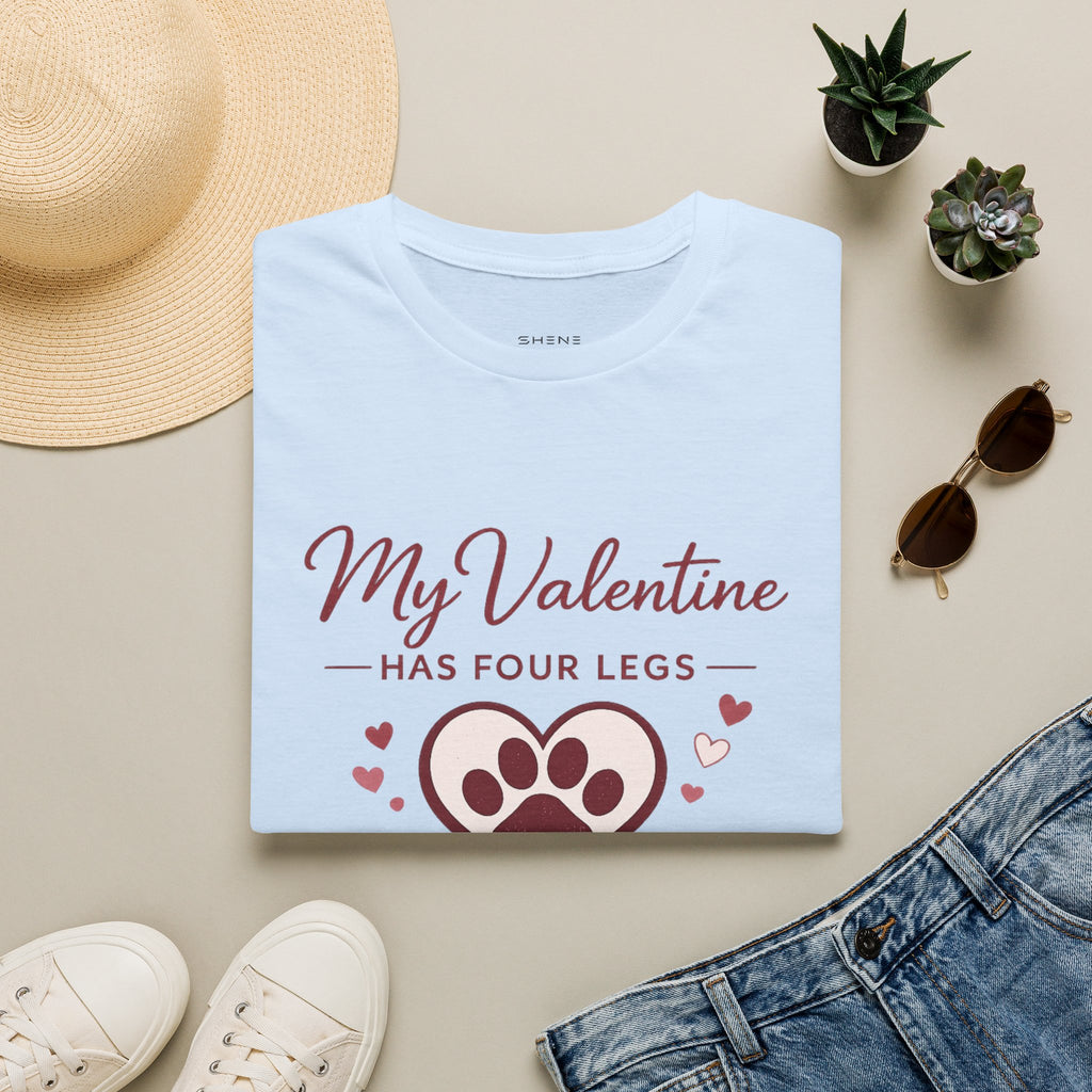 Copy of Unisex Softstyle My valentine has four leg T-Shirt