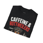 Unisex Softstyle Rottweiler Caffeine Fuel  T-Shirt