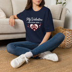 Copy of Unisex Softstyle My valentine has four leg T-Shirt