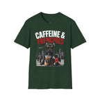 Unisex Softstyle French Bulldog Caffeine Fuel T-Shirt