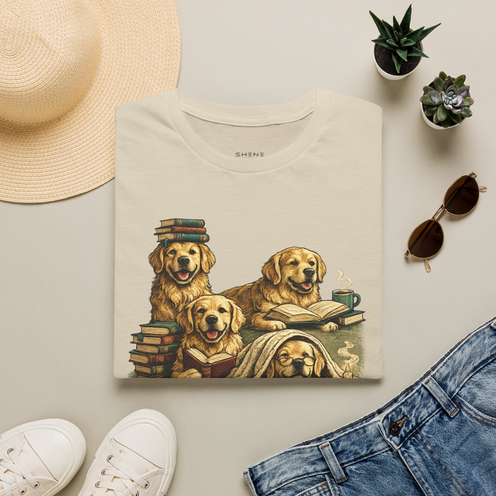 Copy of Unisex Softstyle Golden retriever Society  T-Shirt