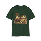 Copy of Copy of Copy of Copy of Unisex Softstyle Beegal Library Four Dog T-Shirt