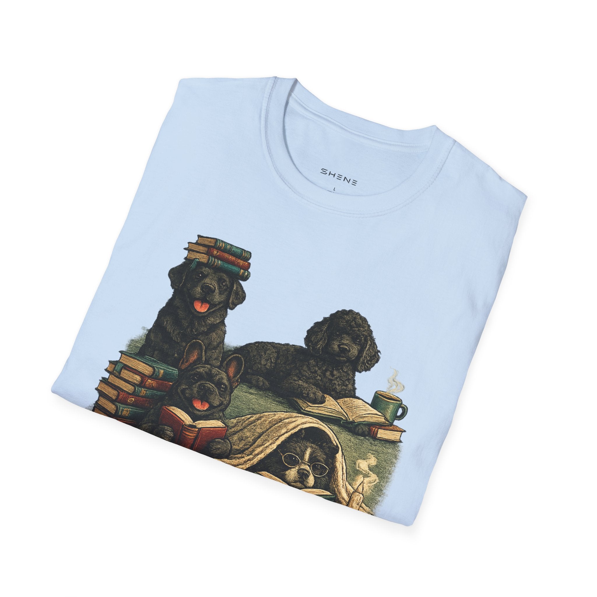 Copy of Unisex Softstyle Black Dog Library T-Shirt