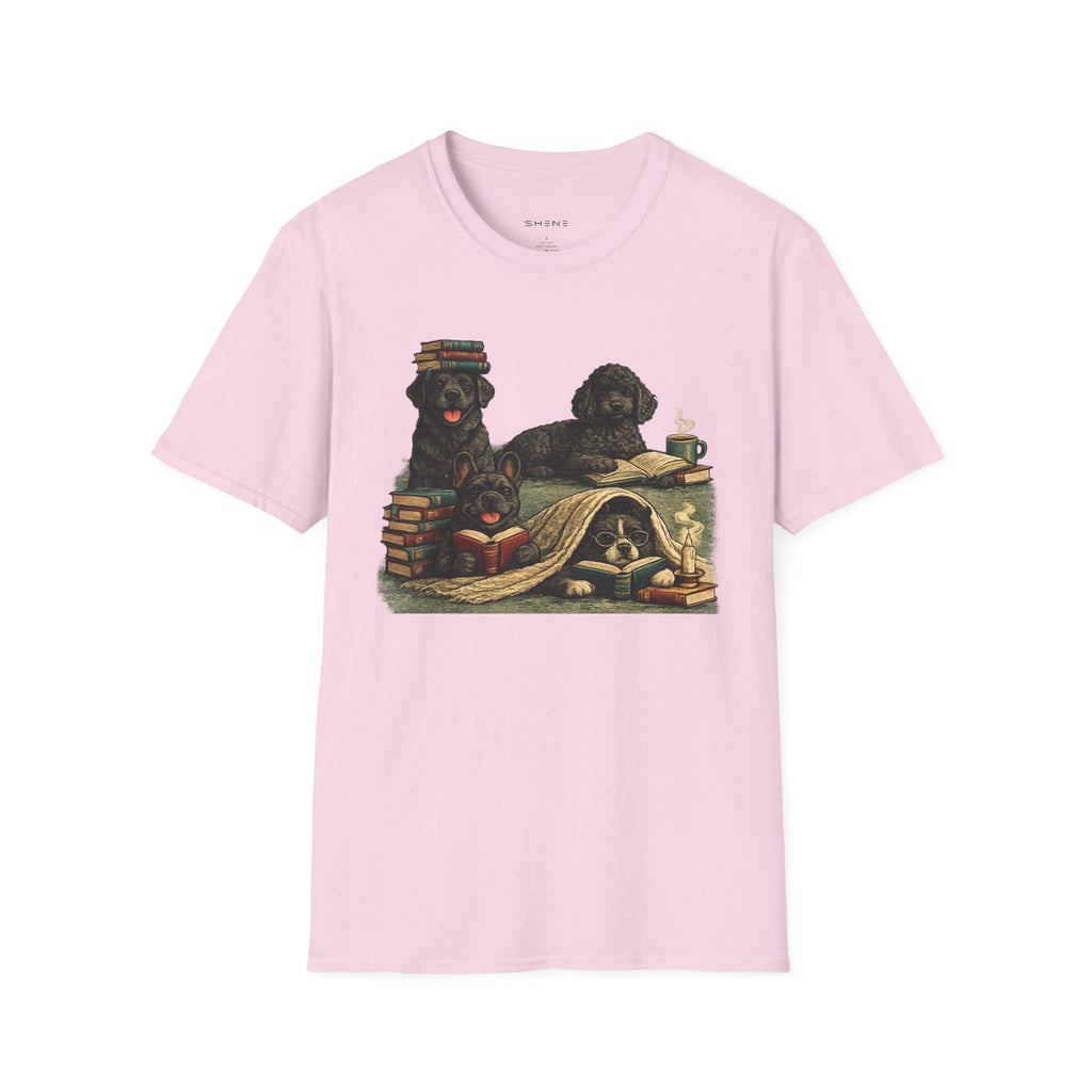 Copy of Unisex Softstyle Black Dog Library T-Shirt