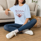 Copy of Unisex Softstyle My valentine has four leg T-Shirt