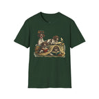 Copy of Copy of Copy of Copy of Unisex Softstyle r Pointer Library Four Dog T-Shirt