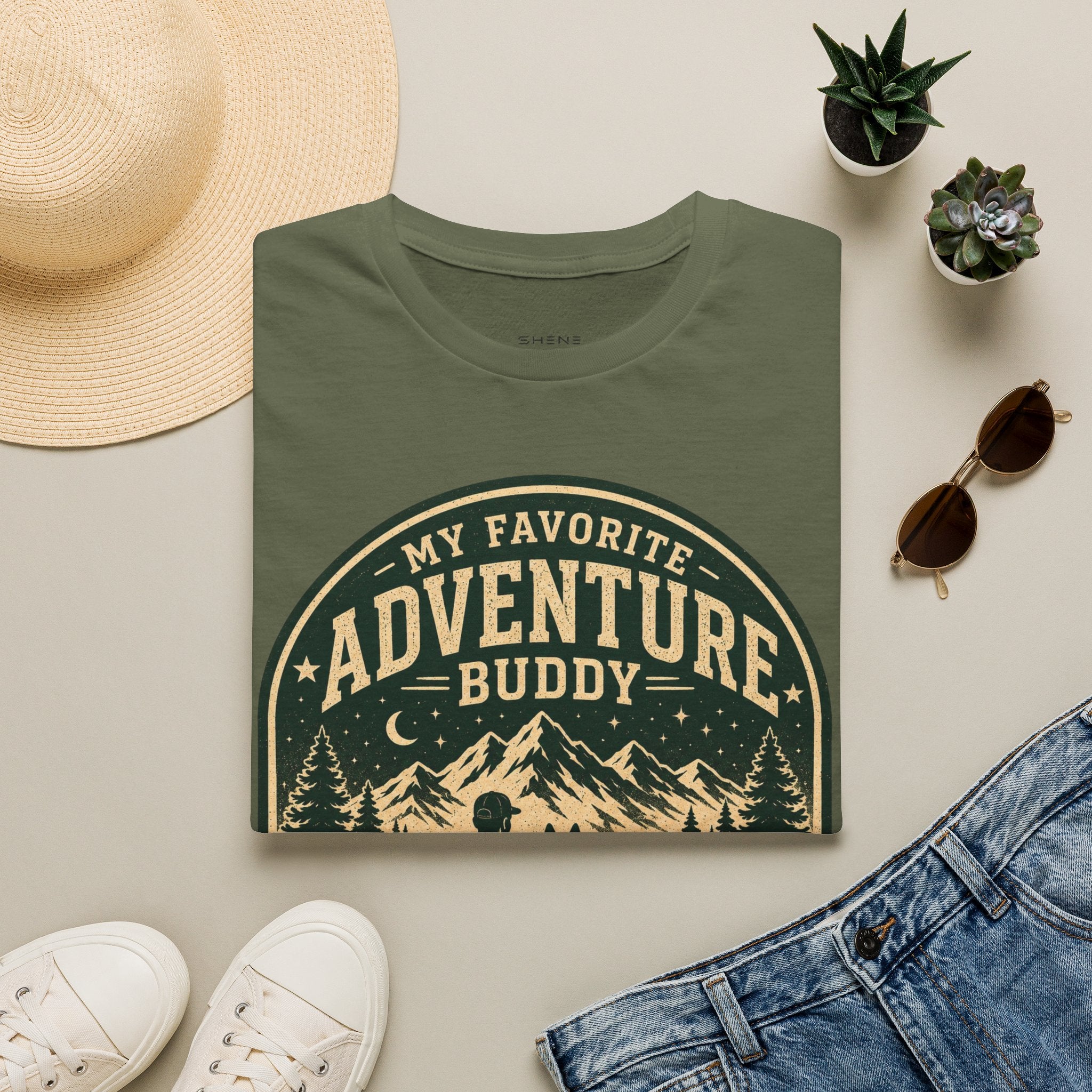 Copy of Unisex Softstyle My Favorite Adventure Has Paws T-Shirt