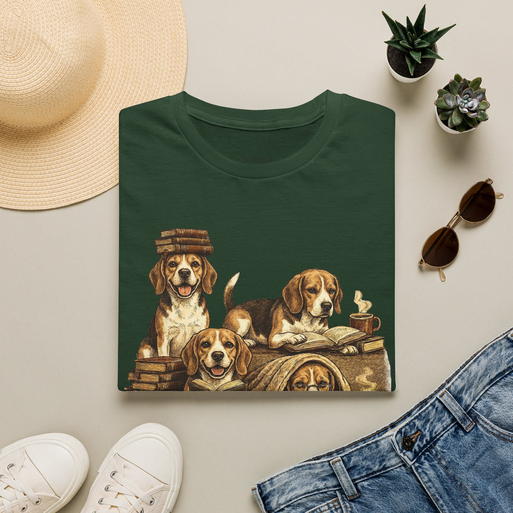 Copy of Copy of Copy of Copy of Unisex Softstyle Beegal Library Four Dog T-Shirt