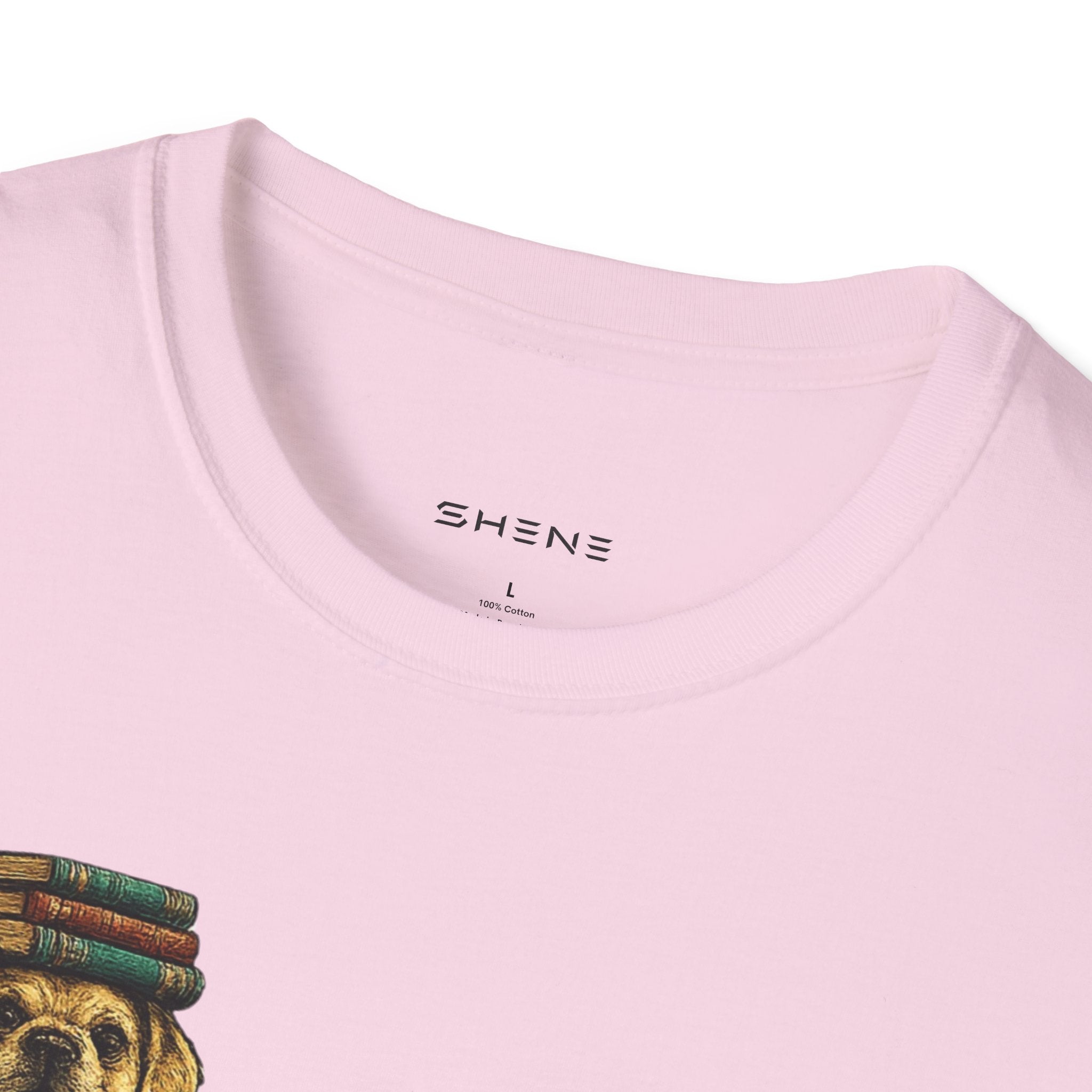 Copy of Unisex Softstyle French Dog Library T-Shirt