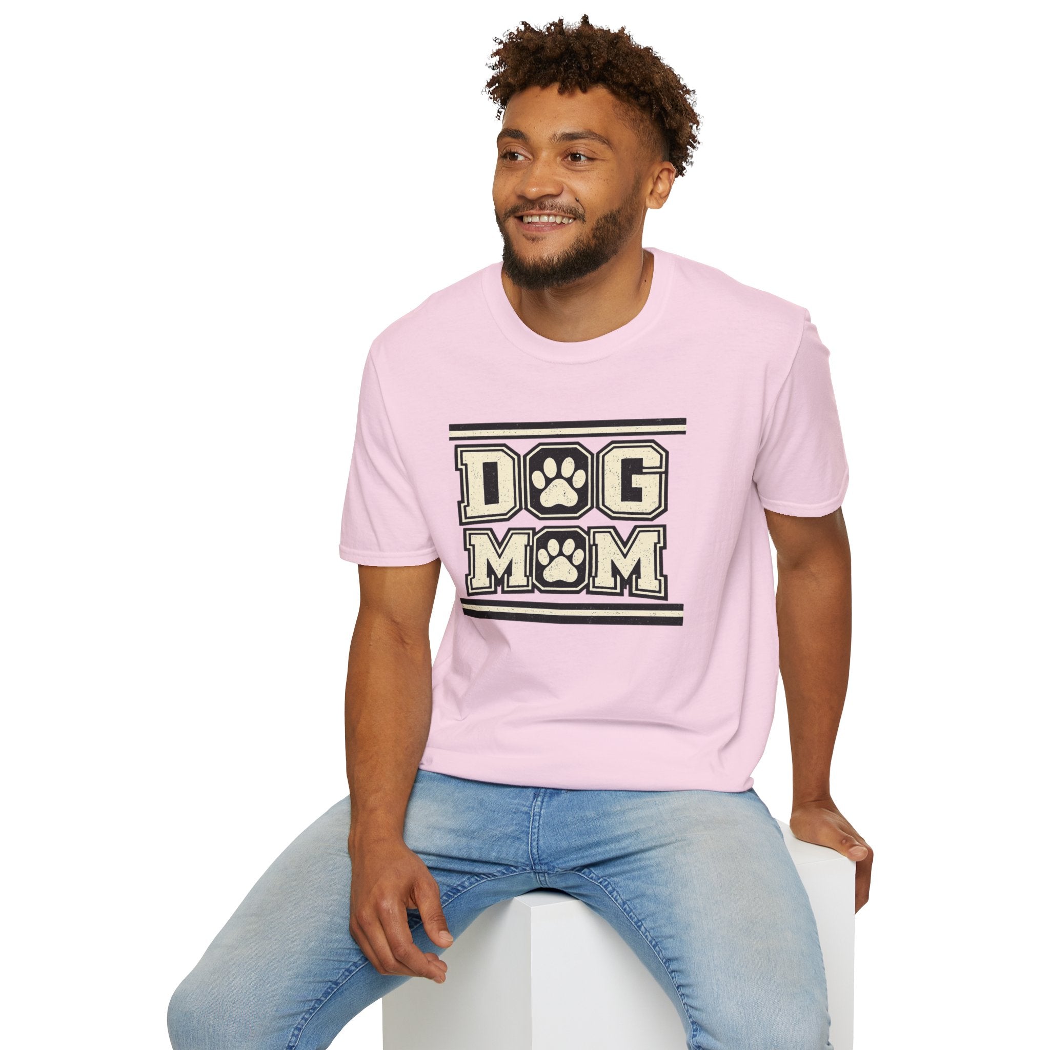 Copy of Copy of Unisex Softstyle Dog Mom T-Shirt