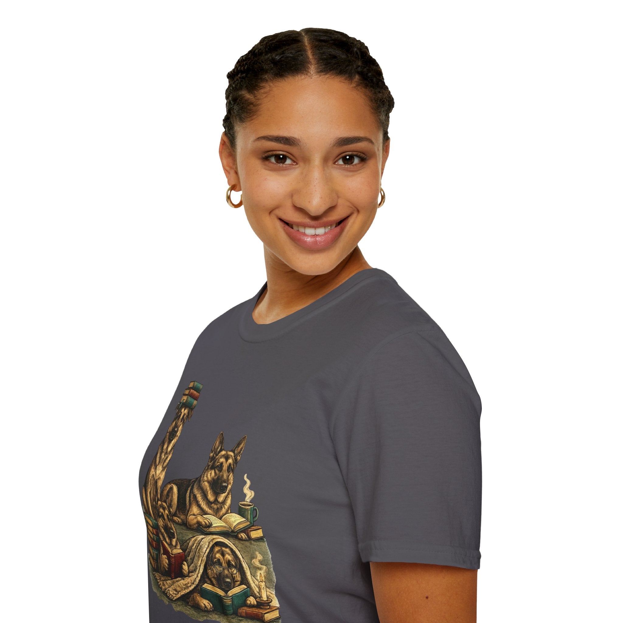 Copy of Unisex Softstyle German Shepherd Library T-Shirt