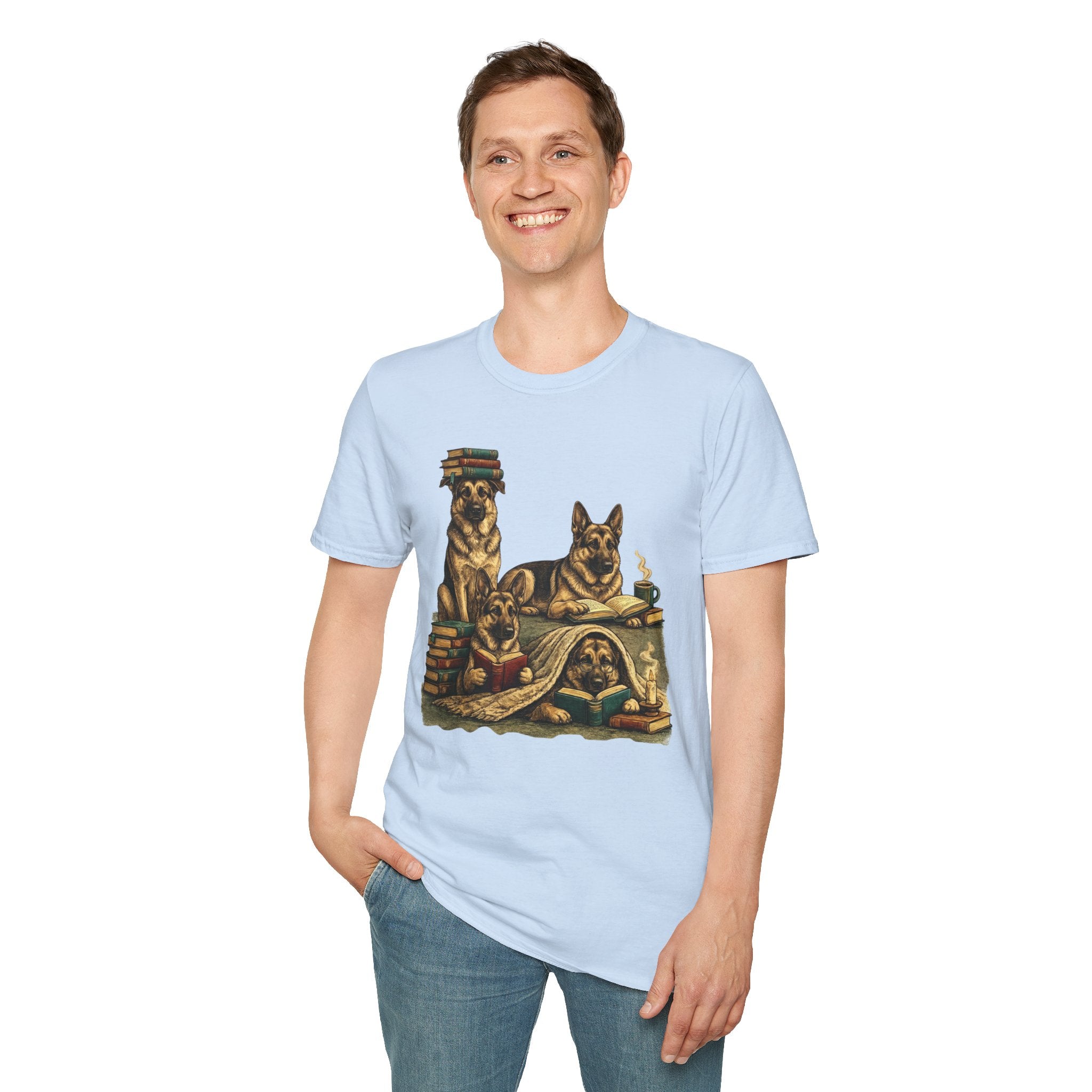 Copy of Unisex Softstyle German Shepherd Library T-Shirt
