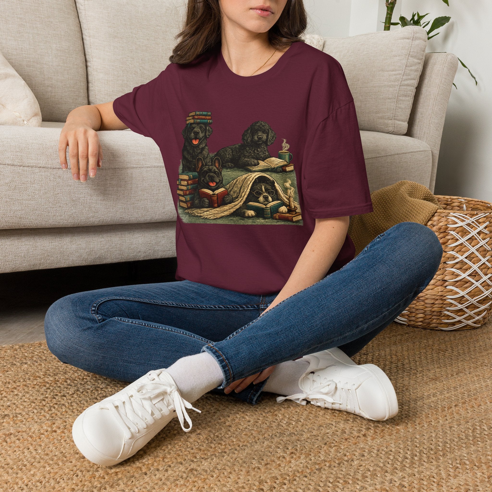 Copy of Unisex Softstyle Black Dog Library T-Shirt