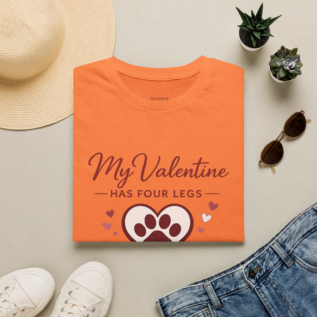 Copy of Unisex Softstyle My valentine has four leg T-Shirt