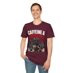 Unisex Softstyle French Bulldog Caffeine Fuel T-Shirt