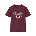 Copy of Unisex Softstyle My valentine has four leg T-Shirt