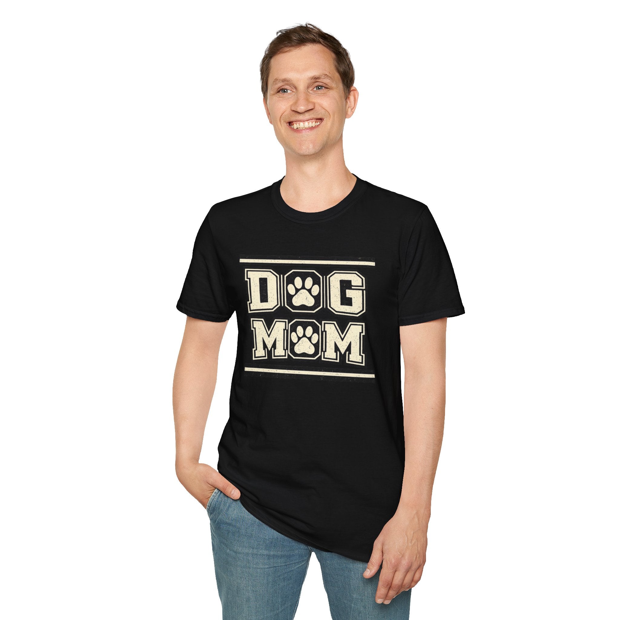 Copy of Copy of Unisex Softstyle Dog Mom T-Shirt
