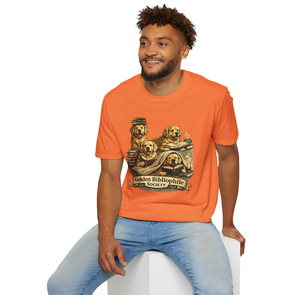 Copy of Unisex Softstyle Golden retriever Society  T-Shirt