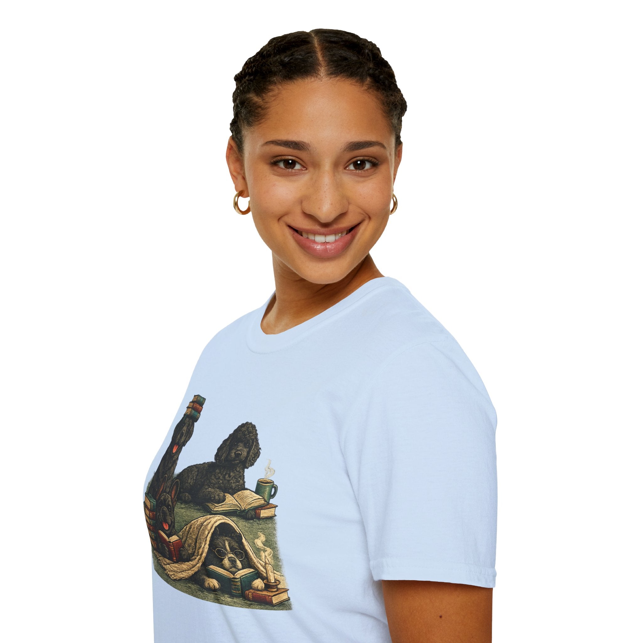 Copy of Unisex Softstyle Black Dog Library T-Shirt