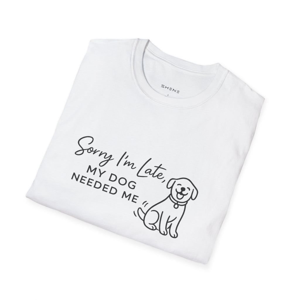 Copy of Copy of Unisex Softstyle Sorry i'm Late T-Shirt