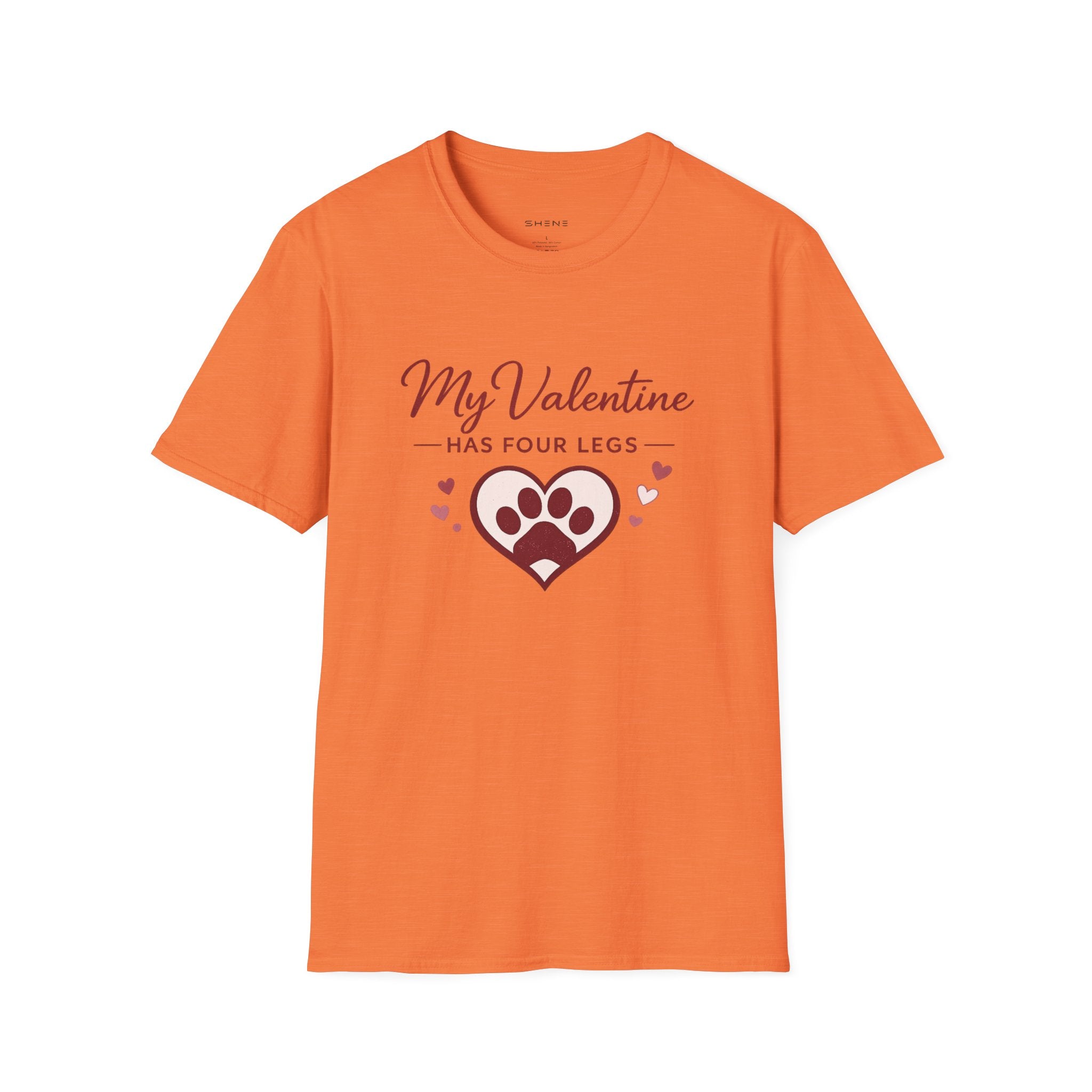 Copy of Unisex Softstyle My valentine has four leg T-Shirt